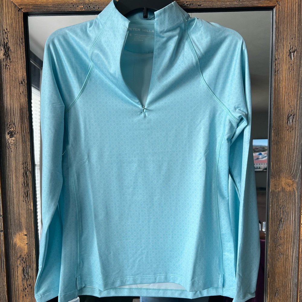 Peter Millar Raglan Perth Quarter Zip Pullover